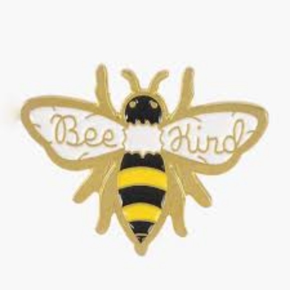 Jewelry - 5/$20 Bee Kind Enamel Pin